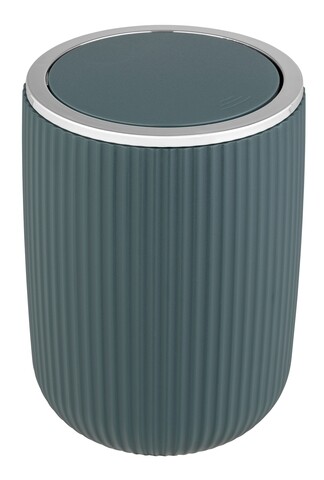 Cos de gunoi, Wenko, Agropoli S, 2 L, 14.5 x 20 x 14.5 cm, plastic, verde inchis