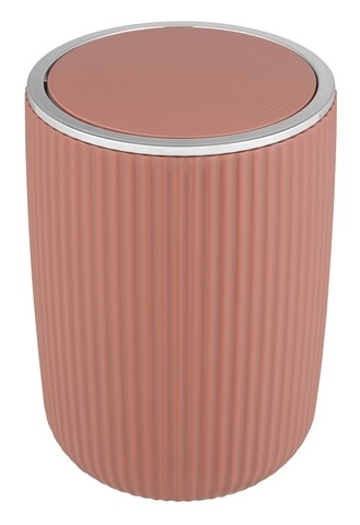 Cos de gunoi, Wenko, Agropoli L, 5.5 L, 19 x 27 x 19 cm, plastic, roz