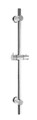 Bara cu suport pentru dus, Wenko, Shower, 70 cm, inox, gri