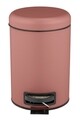 Cos de gunoi pentru cosmetice, Wenko, Leman, 3 L, 17 x 25 x 22.5 cm, plastic, roz
