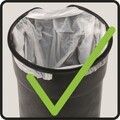 Cos de gunoi pentru cosmetice, Wenko, Leman, 3 L, 17 x 25 x 22.5 cm, plastic, roz