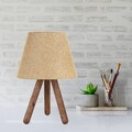 Lampa de masa, AYD-637, Insignio, 22 x 33 cm, 1 x E27, 60W, bej/maro