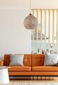 Lustra, 190 - JK, FullHouse, 24 x 55 cm, 1 x E27, 60W, maro/alb