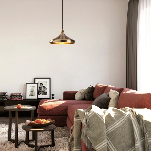 Lustra, Berceste - 208-S, Sheen, 35 x 35 x 116 cm, 1 x E27, 40W, auriu