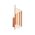 Aplica de perete, L1875 - Rosegold, Lightric, 27 x 8 x 10 cm, 1 x G9, 40W, roz/auriu