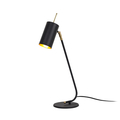 Lampa de masa, Sivani - MR-611, Alby, 8 x 26 x 55 cm, 1 x E27, 40W, negru/auriu
