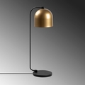 Lampa de masa, Epika - 12246, Fulgor, 17 x 22 x 60 cm, 1 x E14, 40W, auriu/negru