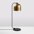 Lampa de masa, Epika - 12246, Fulgor, 17 x 22 x 60 cm, 1 x E14, 40W, auriu/negru