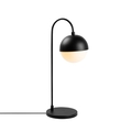 Lampa de masa, Horn - 12204, Fulgor, 18 x 25 x 53 cm, 1 x E14, 40W, negru