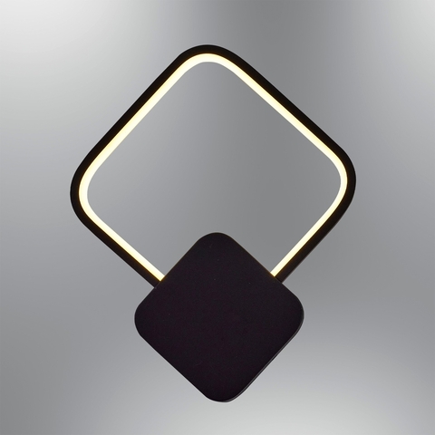 Aplica de perete, L1859 - Black, Lightric, 35 x 28 x 4 cm, LED, 15W, negru