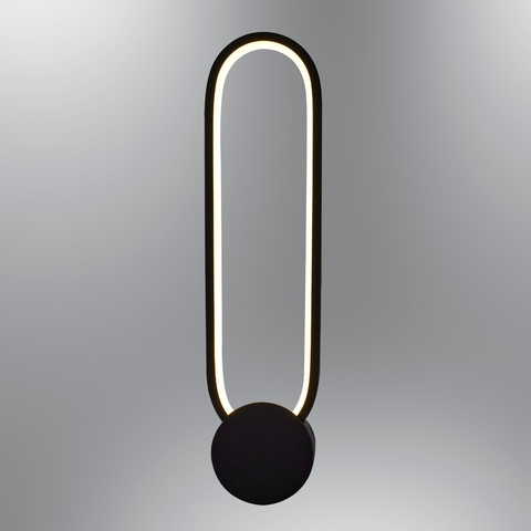 Aplica de perete, L1865 - Black, Lightric, 64 x 12 x 4 cm, LED, 18W, negru