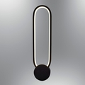 Aplica de perete, L1865 - Black, Lightric, 64 x 12 x 4 cm, LED, 18W, negru
