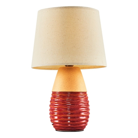 Lampa de masa, L1189 - Red, Lightric, 25 x 38 cm, 1 x E27, 24W, rosu