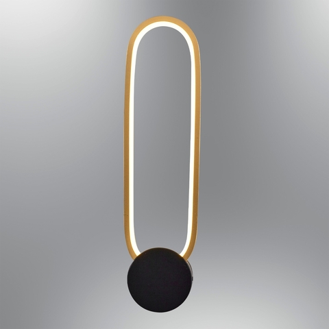 Aplica de perete, L1866 - Antique, Lightric, 64 x 12 x 4 cm, LED, 18W, aramiu antic