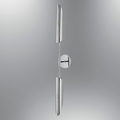 Aplica de perete, L1197 - Chrome, Lightric, 90 x 11 x 15 cm, 2 x GU10, 5W, crom