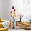 Lampadar, Bonibon - 13232, Fulgor, 44 x 44 x 160 cm, 5 x E14, 40W, multicolor