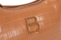 Geanta, Lucky Bees, Croco Tan, piele ecologica, maro