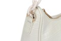 Geanta, Lucky Bees, Croco White, piele ecologica, alb