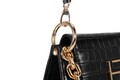 Geanta, Lucky Bees, 320 Croco Black, piele ecologica, negru