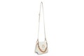 Geanta, Lucky Bees, 320 Croco White, piele ecologica, alb