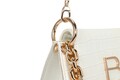 Geanta, Lucky Bees, 320 Croco White, piele ecologica, alb