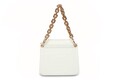 Geanta, Lucky Bees, 320 Croco White, piele ecologica, alb
