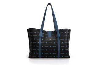 45x14x28 cm, Bleumarin/Negru