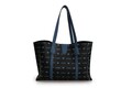 Geanta, Lucky Bees, 346 Dark Blue Black, piele ecologica, bleumarin/negru