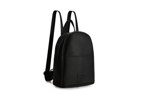 Rucsac, Lucky Bees, 528 Black, piele ecologica, negru