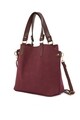 Geanta, Bagmori, 3554 - 46096 - Claret Red, imitatie piele nabuc, burgundy