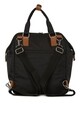 Geanta pentru pampersi, Bagmori, 5163 - 62027 - Black, textil, negru/alb