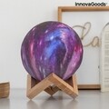 Lámpa LED Galaxy Galaxy újratölthető Galighty InnovaGoods, RGB, távirányítóval, 14x14x19 cm