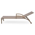 Sezlong, Butterfly, L.202 l.78 H.90.5, aluminiu, sampanie