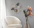 Decoratiune de perete Rod, Mauro Ferretti, Ø 65.4 cm, fier, multicolor