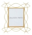 Rama foto Glam x, Mauro Ferretti, 20x25 cm, fier, auriu