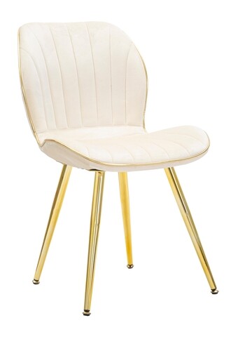 Set 2 scaune Paris Space, Mauro Ferretti, 46x58x77 cm, lemn, crem