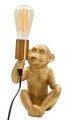 Lampa de masa Monkey, Mauro Ferretti,  1 x E27, 40W, 17x14.5x25 cm, auriu