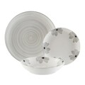 Flores 18 darabos Étkészlet, Versa, porcelán, szürke