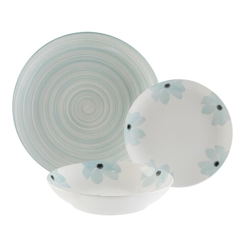 Flores 18 darabos Étkészlet, Versa, porcelán