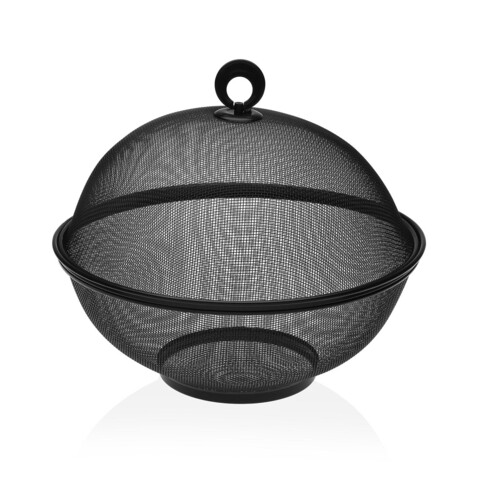 Riley Gyümölcskosár, Versa, 28 x 28 x 28 cm, acél, fekete