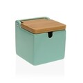 Zaharnita cu capac Edgar, Versa, 9 x 9 x 9 cm, ceramica, menta