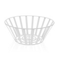 Dixon Gyümölcskosár, Versa, 25 x 25 x 10 cm, acél, fehér