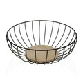 Rowe Gyümölcskosár, Versa, 28 x 28 x 11 cm, MDF, fekete