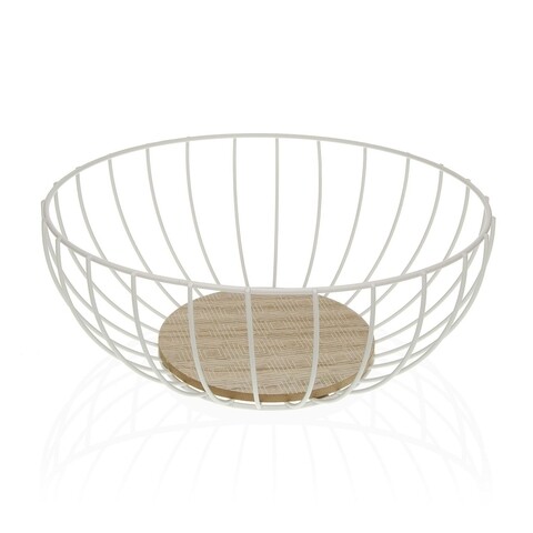 Rowe Gyümölcskosár, Versa, 28 x 28 x 11 cm, MDF, fehér