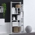 Biblioteca, Emerald, Nina, 65 x 150 x 15 cm, pal melaminat, alb