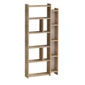 Biblioteca, Emerald, Momo, 65 x 150 x 15 cm, pal melaminat, stejar