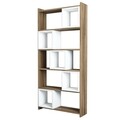 Biblioteca, Hommy Craft, Box 845HCT3601, 80 x 170 x 22 cm, pal melaminat, nuc/alb