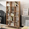 Biblioteca, Mod Design, Zipa 811MDD3607, 100 x 184 x 25 cm, pal melaminat, stejar