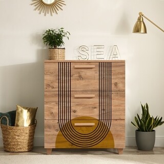 Multicolor, Comoda 80x95x43 cm