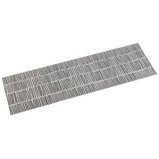 44.5x154 cm, Alb/Negru, Traversa de masa